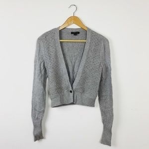 Banana Republic Gray Sequin Sweater